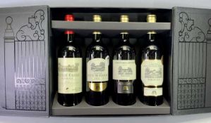 CHATEAUX ET DOMAINES GOLD MEDAL SELECTION PRESENTATION BOX - limited edition set of four bottles,