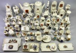 CRESTED CHINA - a collection to include Goss, Carlton china, Coronet Ware, ETC, approximately 70