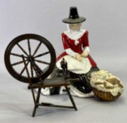 ROYAL DOULTON FIGURE FROM THE PRESTIGE COLLECTION (175/600) - Welsh Lady 'Wrth y Droell', Welsh Lady