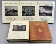 THE ROYAL COMMISSION ON ANCIENT & HISTORICAL MONUMENTS IN WALES - Caernarfonshire, 3 volumes,