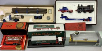 DIECAST BOXED SCALE MODEL VEHICLES - Corgi Heavy Hauliers, Mack L J Logger - Litefoot Logging,