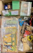 TOYS - various collectables and advertising ware including vintage tins, a plywood Ark with animals,