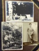 AN ALBUM OF VICTORIAN BLACK & WHITE PHOTOGRAPHS - over 150 mainly portraits, two black and white