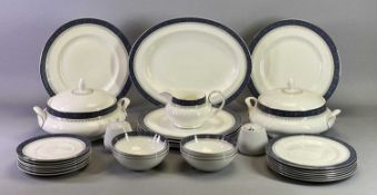 ROYAL DOULTON SHERBROOKE DINNER SERVICE - to include two circular two-handled lidded tureens, oval