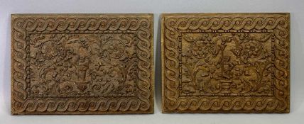 VICTORIAN WOODEN PRINTING BLOCKS (3) - B, S & H, 32 x 14cms, three smaller, B, O, O, 6.5cms, ! 6.5 x