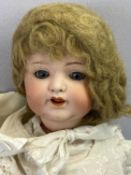 ARMAND MARSEILLE/KOPPELSDORF BISQUE HEAD DOLL - with sleeping eyes, open mouth with 'wobbly' tongue,