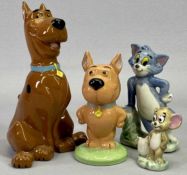 JOHN BESWICK LIMITED EDITION FIGURES - Scooby Doo and Scrappy Doo, two, possibly Wade, figures Tom &