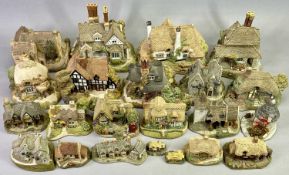LILLIPUT LANE ENGLISH COLLECTION - 16 miniature cottages and six others