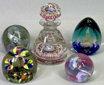 GLASS PAPERWEIGHTS - Caithness 'Big Ben 2000', Limited Edition 44/200, 11cms H (boxed), a