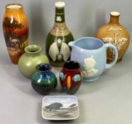 COMMEMORATIVE & OTHER CERAMICS - a Johnson Bros 1937 Coronation jug, 12.5cms H, a Copeland Late