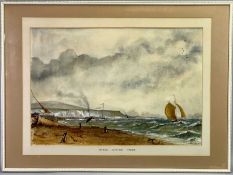 SWAIN? 19th century mixed media - Great Orme's Head, Llandudno, 39 x 57cms