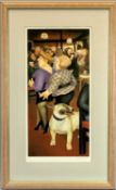 BERYL COOK British 1926 - 2008 colour print - 'Dog in the Dolphin', published by Alexander