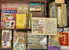 VINTAGE, MINT, CUT CANCELLATIONS, GPO STAMP BOOKS along with collector's ephemera and related