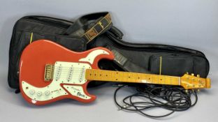 BURNS 'THE POINTS CLASSIC MARQUEE' ELECTRIC GUITAR - colour Fiesta Red, Serial No 2004571, 100cms