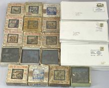 VINTAGE PRIMUS LANTERN SLIDES - 'The World War in 10 Chapters', Chapters 2, 4, 5, 7 and 10 complete,