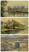 JOHN H COLE late 19th/early 20th century watercolour - Moorland, signed lower right, 23.5 x 34.