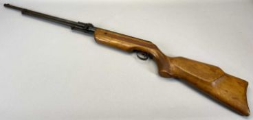 A RELUM TORNADO .22 AIR RIFLE - tap loading with under lever action, 116cms overall L