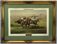 AFTER MAX BRANDRETT 1987 limited edition coloured print, published by Thoroughbred Fine Art, 1 of