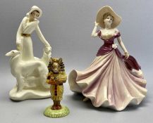COALPORT LADIES OF FASHION FIGURE 'HELENA', Royal Doulton figure 'Daisy' HN3805 and a Royal
