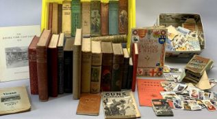 VINTAGE CHILDREN'S BOOKS, a collection, ephemera, various loose cigarette cards, ETC