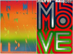 REPRODUCTION BLACK-LIGHT PSYCHEDELIC POSTERS OF 1967 RICHARD BERNSTEIN AMSTERDAM GALLERY