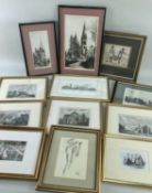 COLLECTION OF 18TH & 19TH CENTURY COLOURED PRINTS, of South Wales locations including Margam