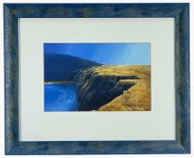 ‡ ROBERT HENRY HARRISON (Contemporary) oil on card - Rhosili village, signed with initials, framed