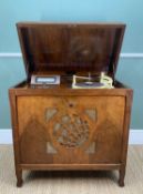 McMICHAEL 'ALL ELECTRIC' RADIO GRAMMOPHONE, in walnut cabinet, fitted BSR Monarch 33/78 RPM