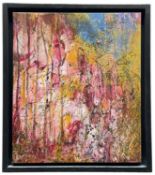 ‡ ANDREW N LANNING (British, b. 1968) acrylic on canvas - entitled verso 'A Journey With Nobody Pt: