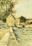 ‡ HENRY HUGHES RICHARDSON (British, b. 1920) watercolour - entitled in pencil bottom left 'Lymington