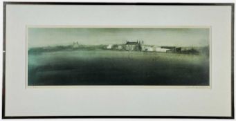 JOHN KNAPP-FISHER limited edition (717/850) print - entitled verso 'Towards Caerhafod', signed, 24 x