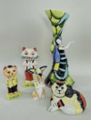 LORNA BAILEY CERAMICS, to include a limited edition (1/100) figure vase, signed J M, 30cms high,