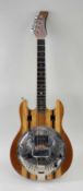 STUART WAILING RESONATOR MANDOLIN, with wooden finish Comments: comes with soft case, very good