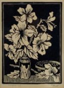 GREGOIRE BOONZAIER (South African, 1909-2005) limited edition (77/250) woodcut print - dated 1979,