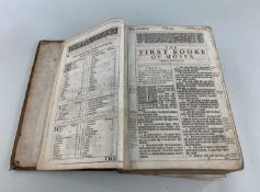 BIBLE, IN ENGLISH, KING JAMES VERSION, c. 1617 (Herbert 353), unoriginal title page, but