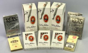 CIGARS COLLECTION - unopened in boxes, Cigarros Don Julian Ligero 90, Reas Havana Petit Corona 15,