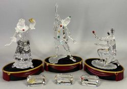 SWAROVSKI COLLECTORS' SOCIETY Three Annual Edition figures designed by Gabriele Stamey, Masquerade