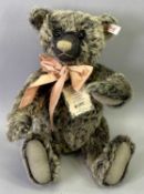 STEIFF BRITISH COLLECTORS' TEDDY BEAR 2007 - 'Old Black Bear', limited edition (889/3000), grey