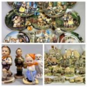 M J HUMMEL LIMITED EDITION PLATES (11) - from Little Companions Collection, 21cms diameter, 3 x