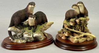 BORDER FINE ARTS FIGURES (2) - 'Together Again' by Ray Ayres and 'The Third Society' figurine