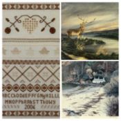 ROBERT PIERCY limited edition colour print (563/650) - Llanbedrog, signed, numbered and titled in