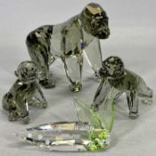 SWAROVSKI CRYSTAL SOCIETY Endangered Wildlife Series - Gorillas Annual Edition 2009, Gorilla Mother,