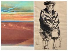 JOHN ROWLANDS coloured limited edition (1/58) abstract print - 'Litoralis', signed in full, 33 x