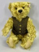 STEIFF HARRODS TEDDY BEAR - limited edition (407/1500) 'Howard' a musical bear, having a brass