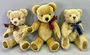 MERRYTHOUGHT 70TH ANNIVERSARY BEAR - limited edition (464/2500), with growler, 42cms tall,