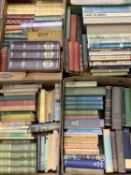 ANTIQUE & VINTAGE BOOKS - various subjects, contained in 4 boxes