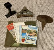 RAILWAY INTEREST - maps, cast iron 