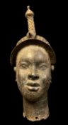 IFE STYLE METAL ALLOY HEAD, 55cm H