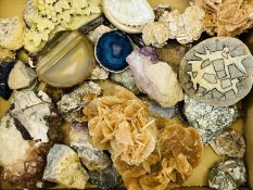 QUARTZ & MINERAL ROCK SPECIMENS COLLECTION