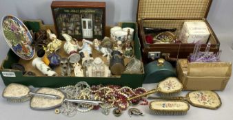 CHINA ITEMS to include a Caithness Tamara perfume atomiser in box, Portmeirion Posy vase, 13cms H, a